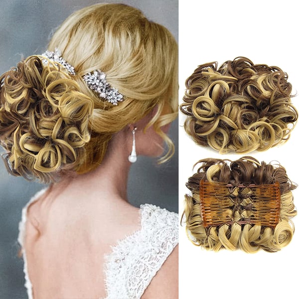 Chignon Désordonné Curly Bun - Pour un look chic