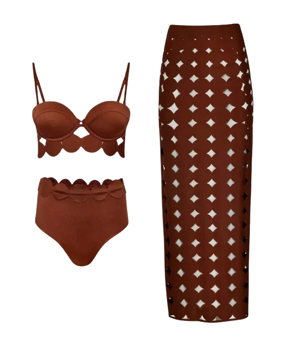 Maillot de bain une pièce et jupe ADRIANA®