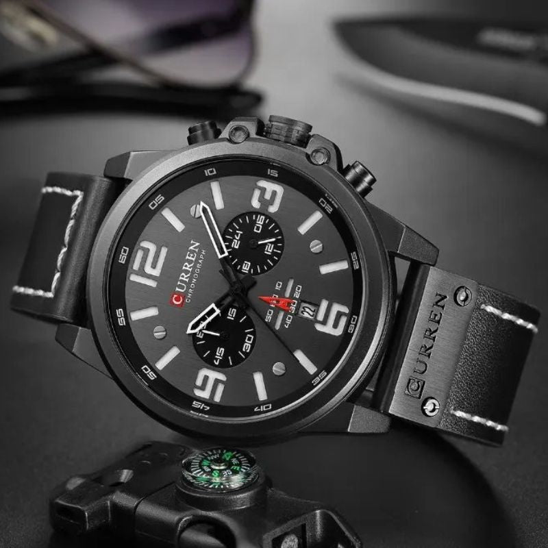 Montre à quartz tendance et décontractée