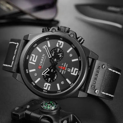 Montre à quartz tendance et décontractée