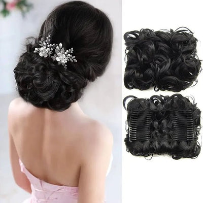Chignon Désordonné Curly Bun - Pour un look chic