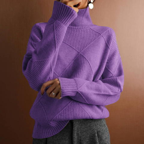 Pull à col roulé, Doux, intemporel, élégant
