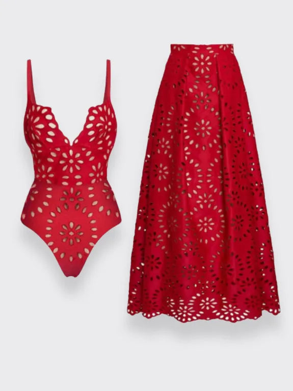Maillot de bain une pièce et jupe ADRIANA®