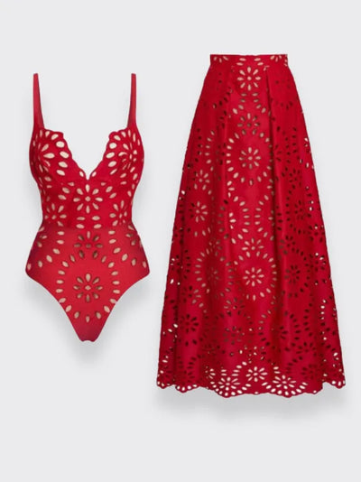 Maillot de bain une pièce et jupe ADRIANA®