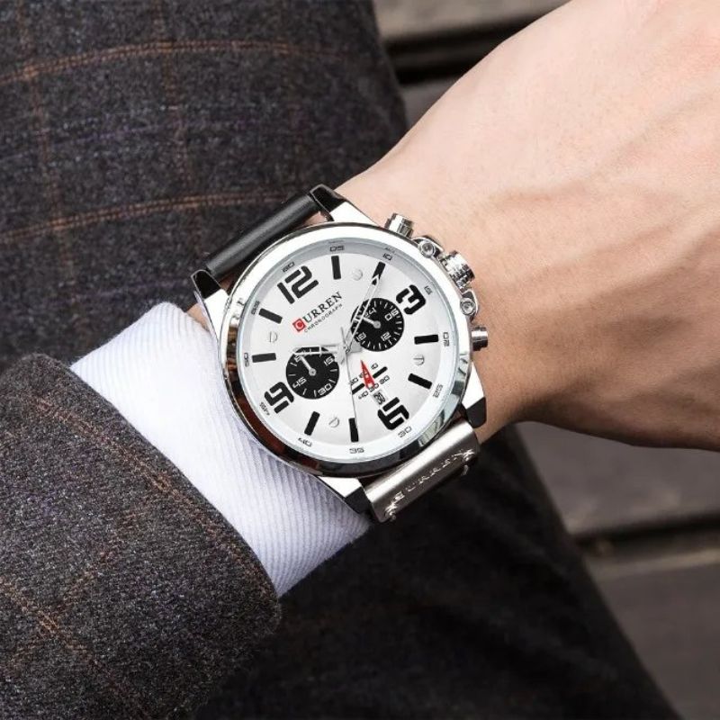 Montre à quartz tendance et décontractée