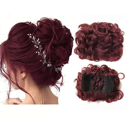 Chignon Désordonné Curly Bun - Pour un look chic