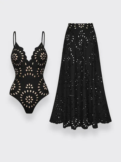 Maillot de bain une pièce et jupe ADRIANA®