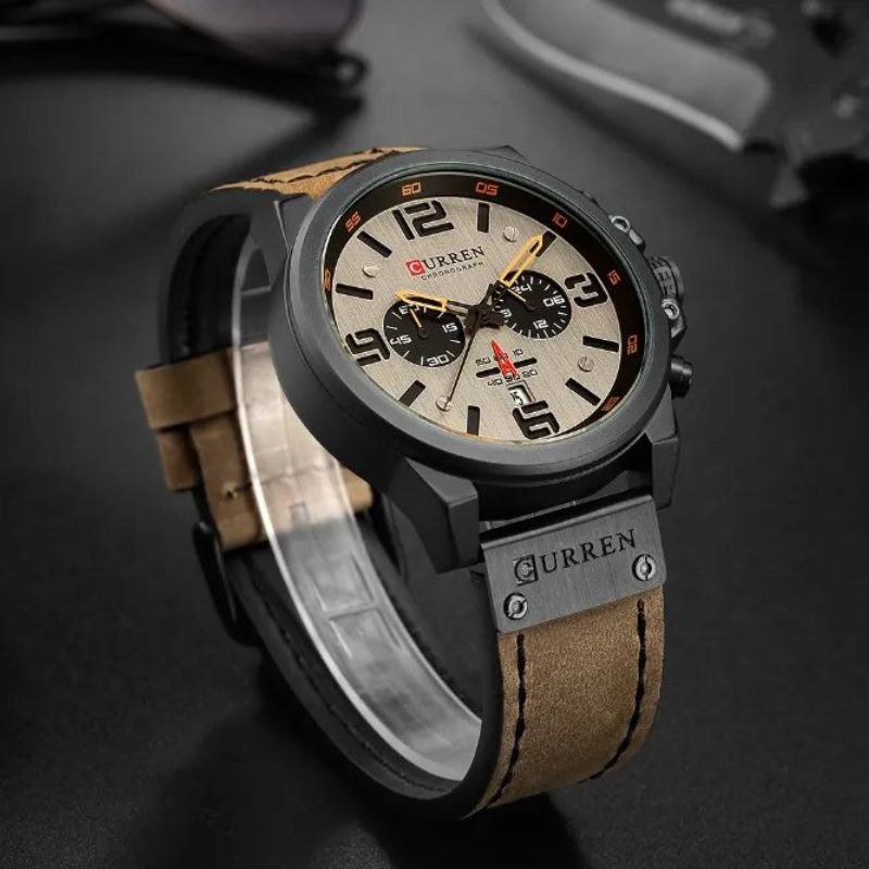 Montre à quartz tendance et décontractée