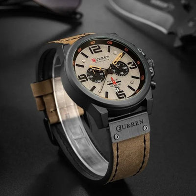 Montre à quartz tendance et décontractée