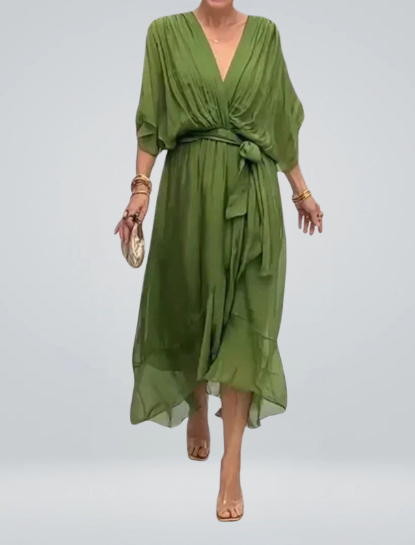 DARIA | ROBE LÉGÈRE AVEC ENCOLURE EN V