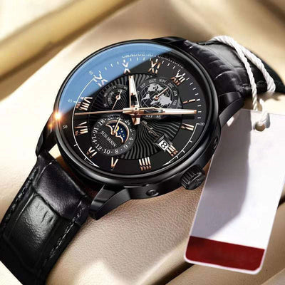 Montre en quartz lumineuse haut de gamme tendance