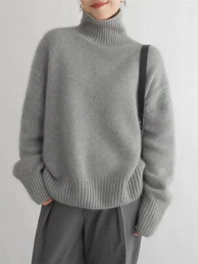 Juliette | Pull en cachemire à col roulé