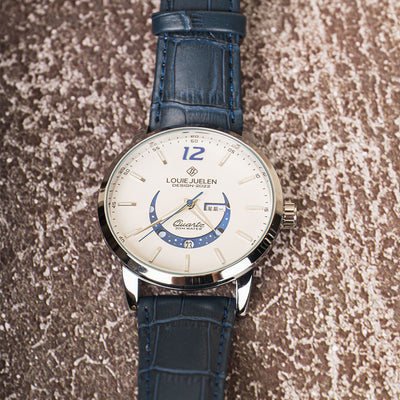Montre élégante avec phase de lune