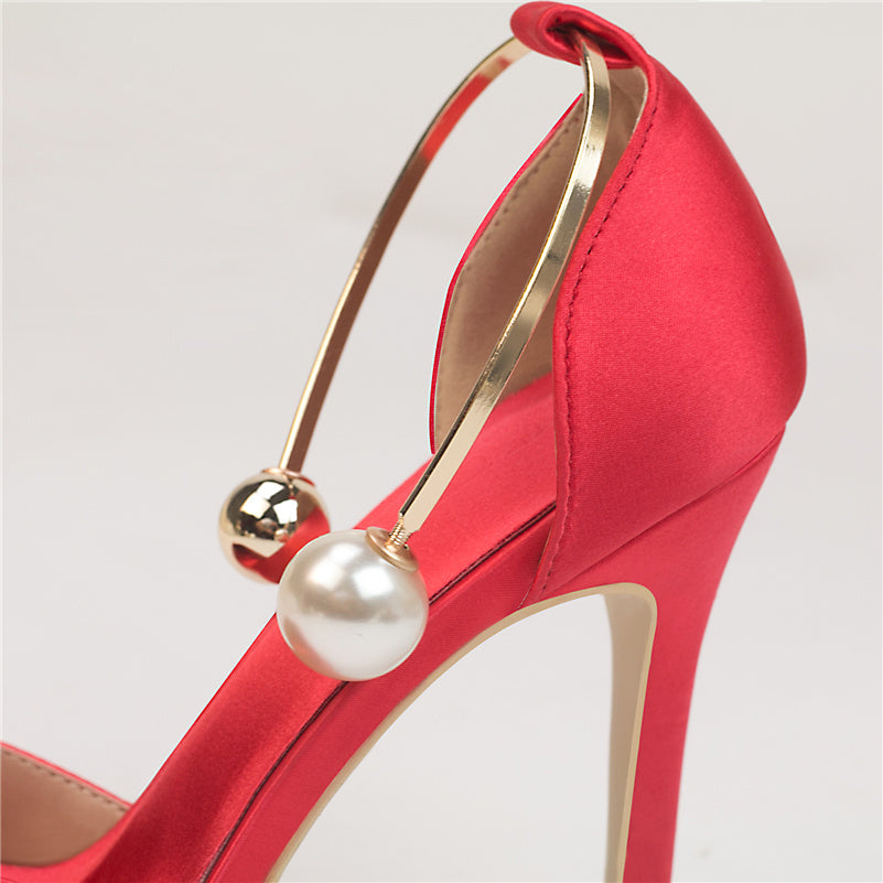 Talons hauts en soie Bianka