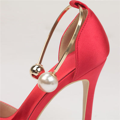 Talons hauts en soie Bianka