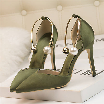 Talons hauts en soie Bianka