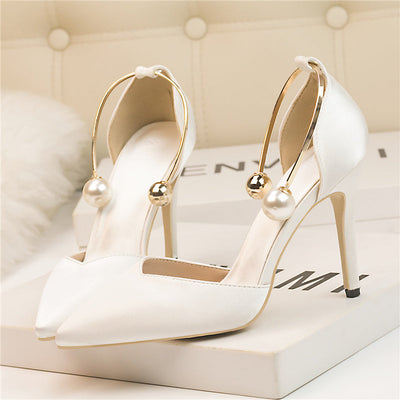 Talons hauts en soie Bianka