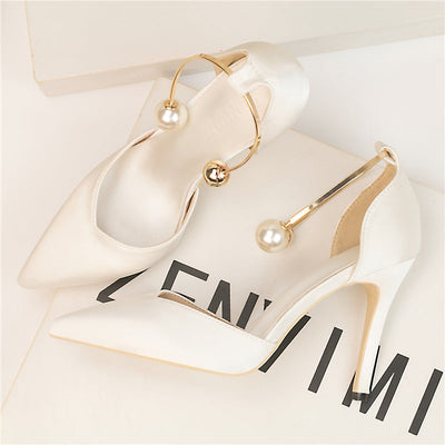 Talons hauts en soie Bianka