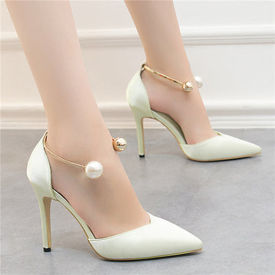 Talons hauts en soie Bianka