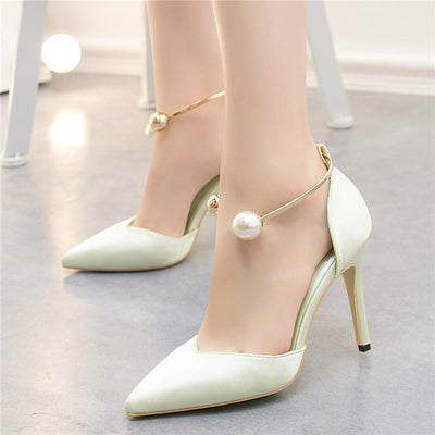 Talons hauts en soie Bianka