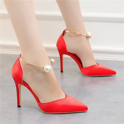 Talons hauts en soie Bianka