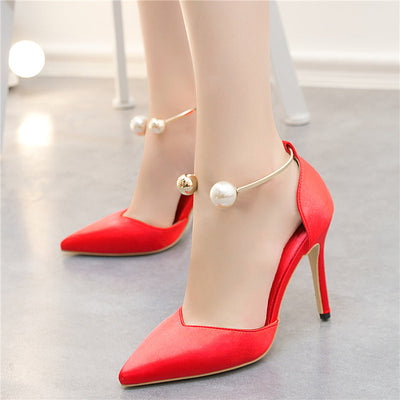 Talons hauts en soie Bianka
