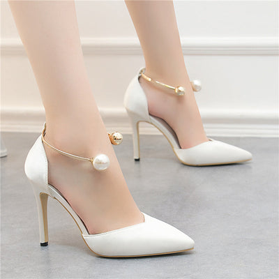 Talons hauts en soie Bianka