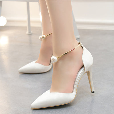 Talons hauts en soie Bianka