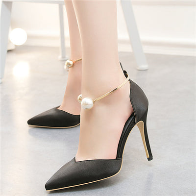 Talons hauts en soie Bianka