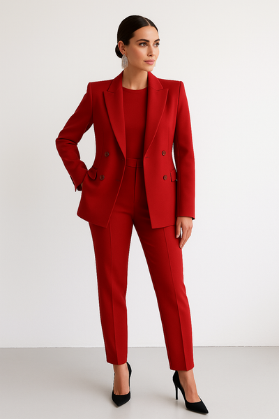 Sławomira – Tailleur Femme Élégant Àla Coupe Ajustée