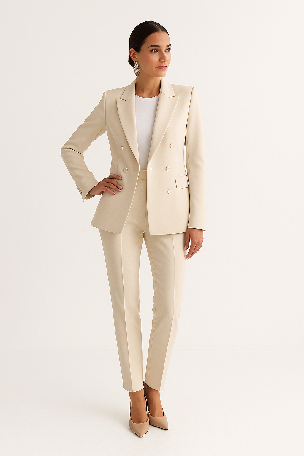 Sławomira – Tailleur Femme Élégant Àla Coupe Ajustée