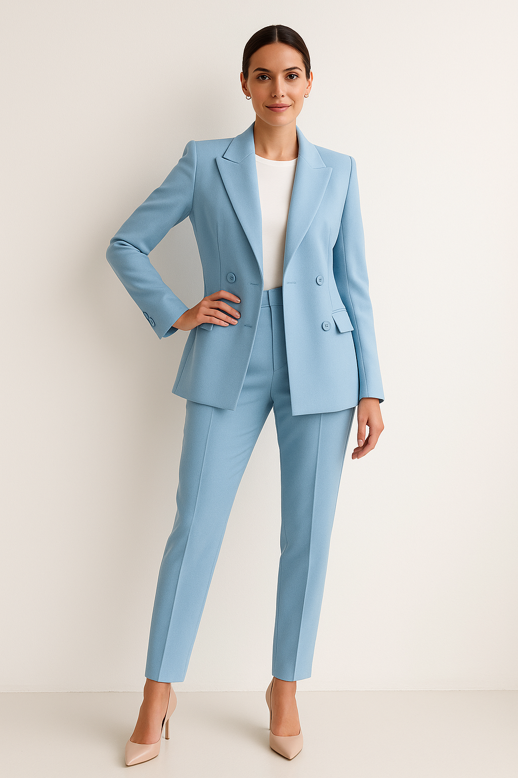Sławomira – Tailleur Femme Élégant Àla Coupe Ajustée