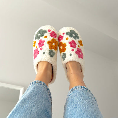 Chaussons Fleurs Livia