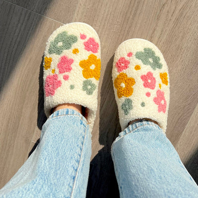 Chaussons Fleurs Livia