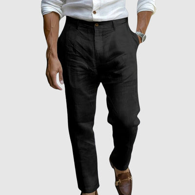 Pantalon en lin chic Saint-Tropez