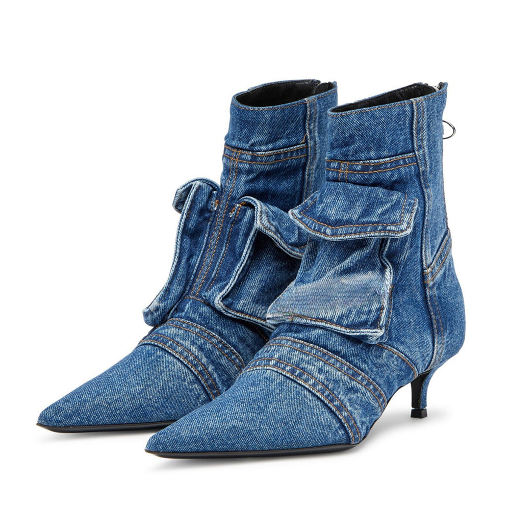 Bottes denim Serena Valenti