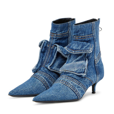 Bottes denim Serena Valenti