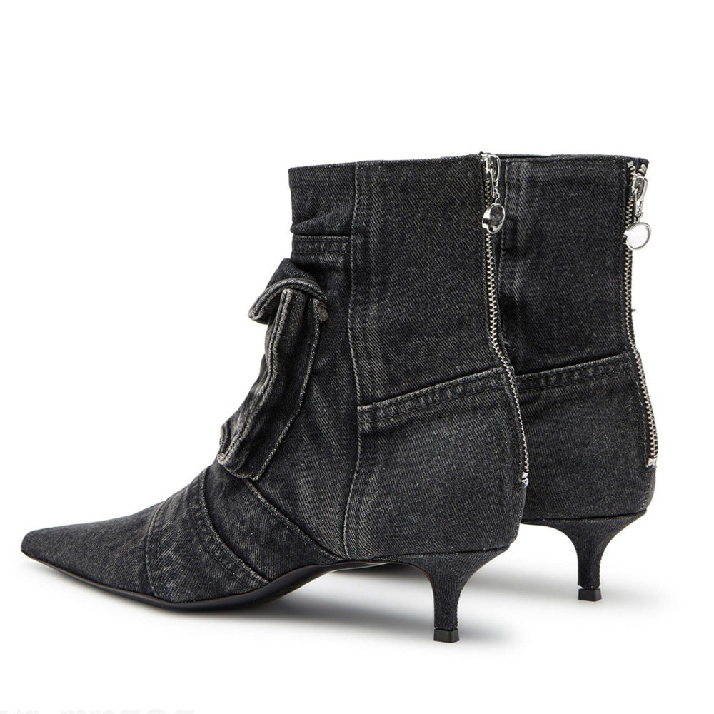 Bottes denim Serena Valenti