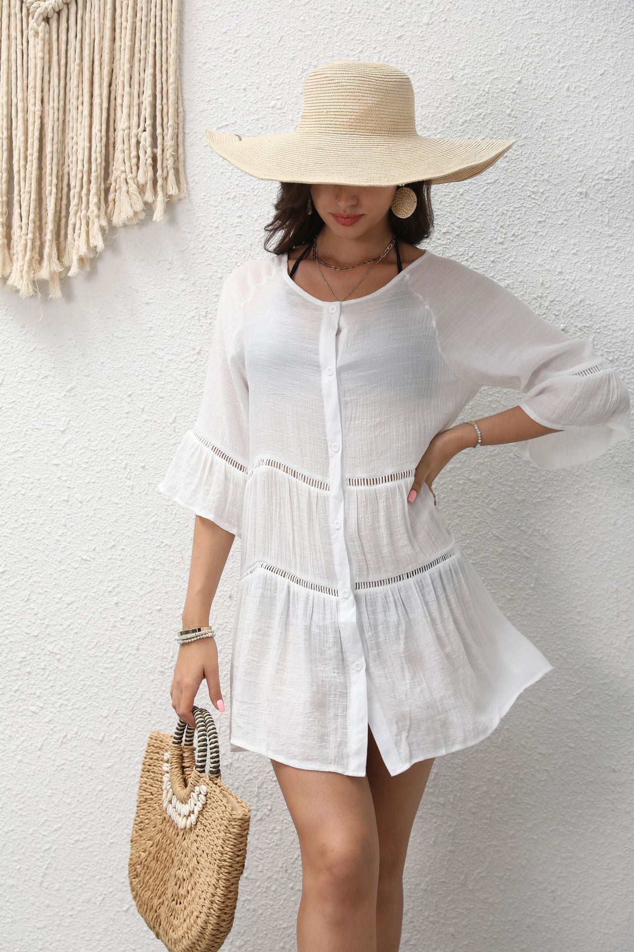 Zaira™  Robe courte en dentelle