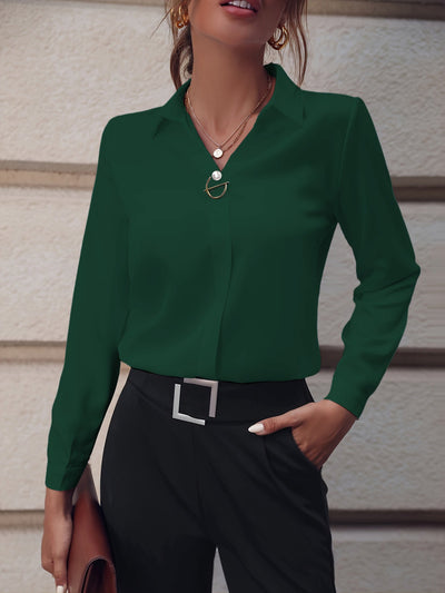 Mica™ Blouse Élegante à Coupe Slim