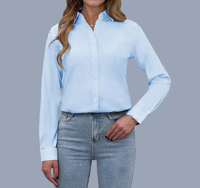 Chemise décontractée Sara™ à col polo lâche