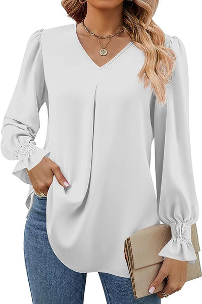 Blouse Calla™ en chiffon à couleurs évasées