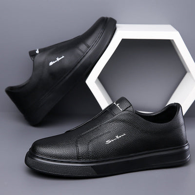 Chaussures en cuir à enfiler