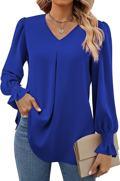 Blouse Calla™ en chiffon à couleurs évasées