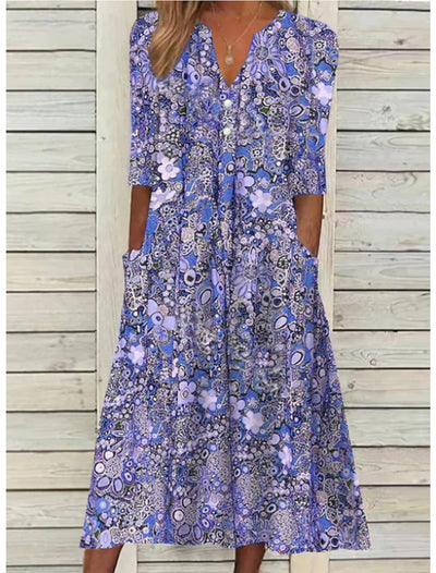 WILLOW | ROBE D'ÉTÉ ÉLÉGANTE AVEC COUVERTURE DU VENTRE