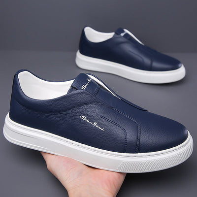 Chaussures en cuir à enfiler