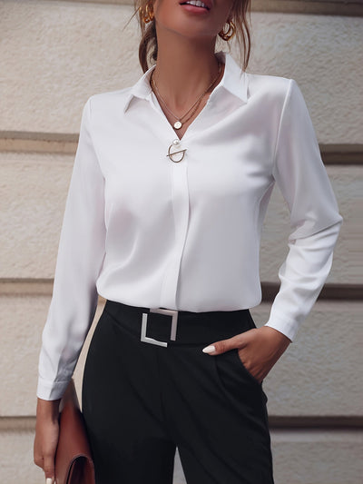 Mica™ Blouse Élegante à Coupe Slim