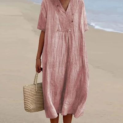 Karen – Robe Midi à coupe décontractée