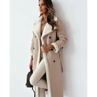 Monroe | Manteau Cuir Doublure Laine