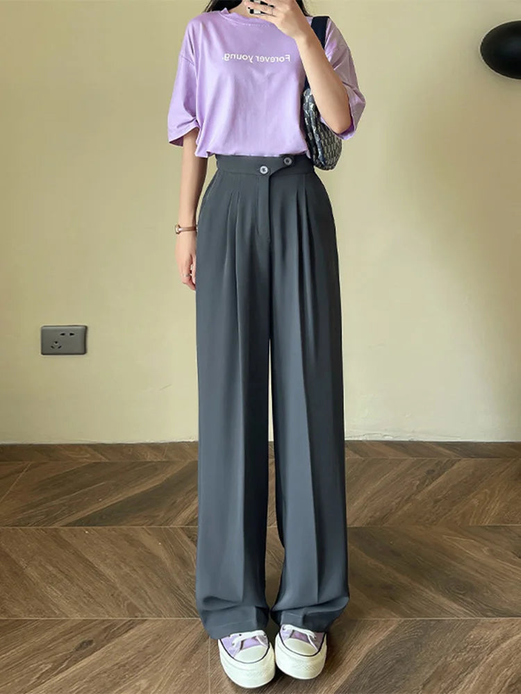 Pauline – Pantalon large en lin
